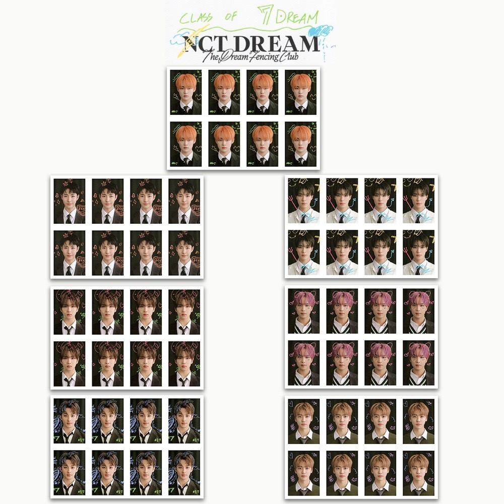 NCT DREAM ID PHOTO PICTURE MEMBER NCT DREAM NCTZE ID PHOTO FOTO MURAH MARK JAEMIN JENO HAECHAN RENJU