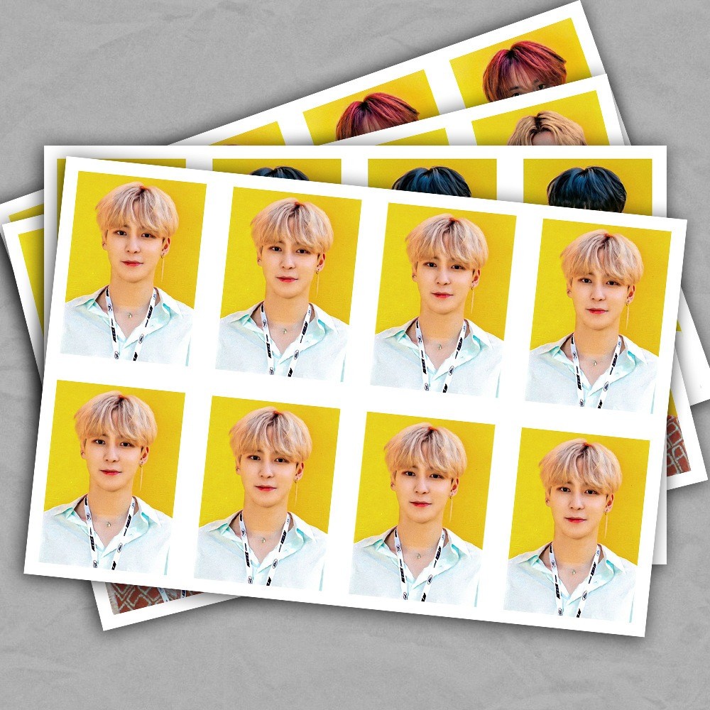 (3) ATEEZ ID PHOTO PICTURE MEMBER ATEEZ ID PHOTO FOTO MURAH SEONGHWA HONGJOONG YUNHO YEOSANG SAN MIN