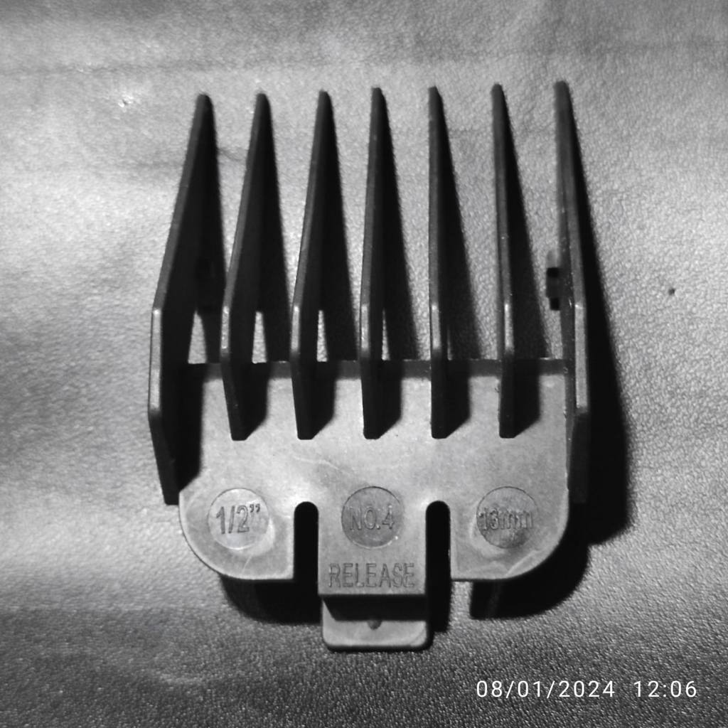 [ORI] Kemei KM - PG / 809A - 2600 | SEPATU KLIPPER / CLIPPER GUARD / COMB SISIR 13MM No 4 HAIR CLIPP