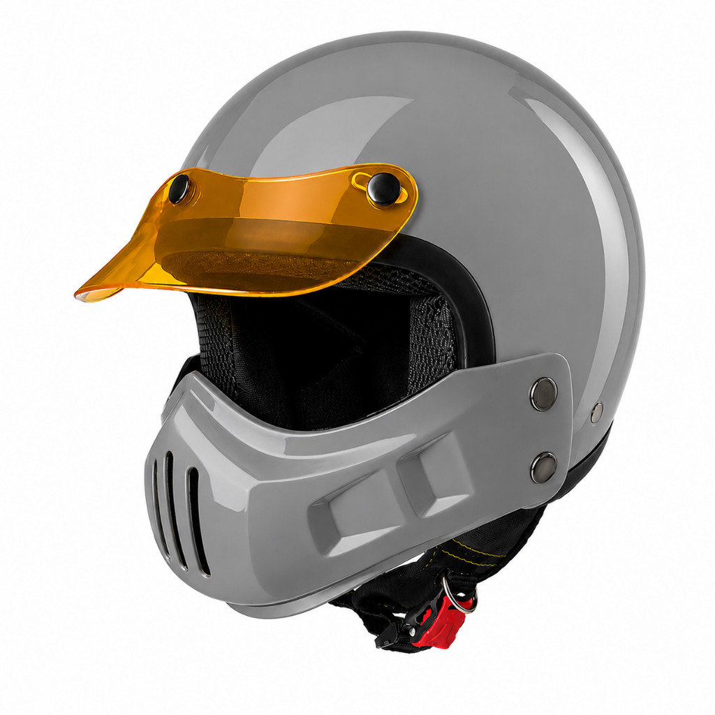 Helm Enduro Modular Dewasa Retro Modular