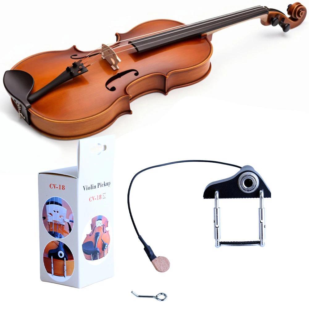 Violin Pickup Electronic Organ Pickup Instant Authentic Acoustic Sound Portable Viola Pickup Violin 
