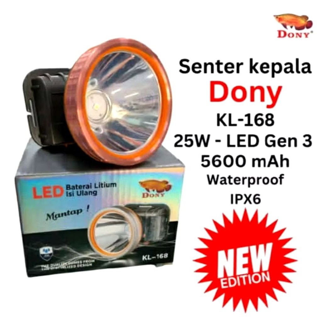 Senter kepala DONY KL 168 MANTAP