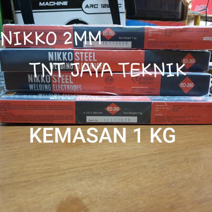 KAWAT LAS NIKKO STEEL RD 260 2 MM / KAWAT LAS NIKKO RD260 2MM