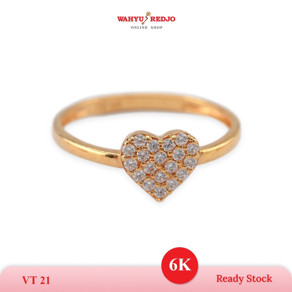 WAHYU REDJO - CINCIN LOVE MATA MANIS 6K EMAS ASLI 100% NON PAMERAN