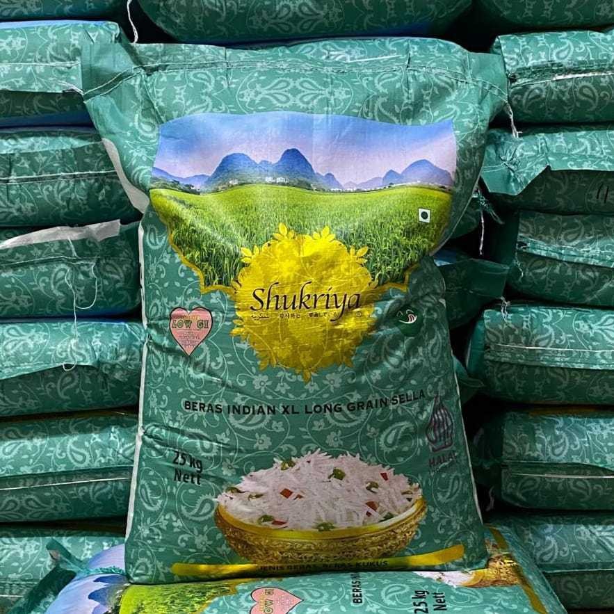 BERAS KHUMAIRA CREAMY SELLA 25KG || Beras SHUKRIYA Cream y Sella XXL 25kg || Beras Basmati Arab || B