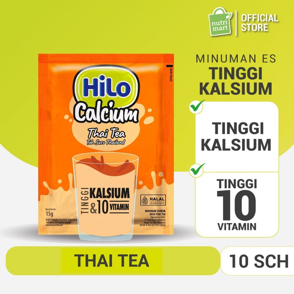 

HiLo Thai Tea Renteng 10 Sachet Minuman Instan Enak dan Praktis