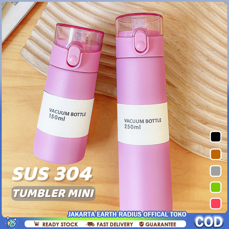150ml/250ml Thermos Mini Stainless Steel 304 Food Grade Tahan Panas & Dingin Cangkir Kopi Mini BPA F