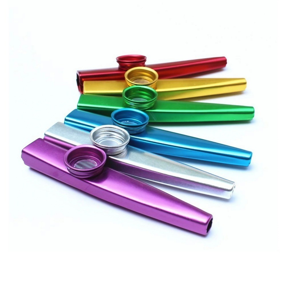 Simple Design Lightweight Kazoo Aluminum Alloy Metal For Guitar Instrument Music Lovers Instrument M