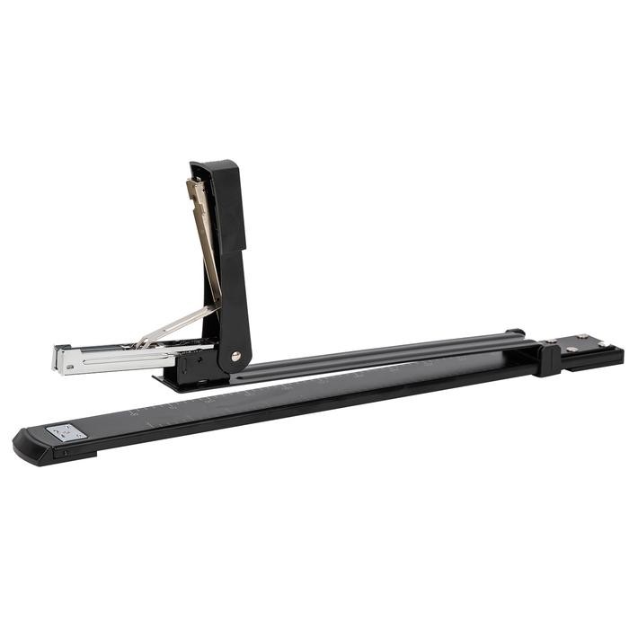 [NOBLES] Stapler jilid buku Staples panjang DELI Long reach metal Staples jilid tengah - Hitam