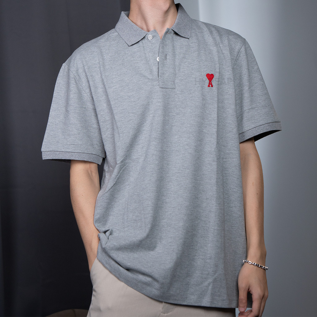 AMI Alexandre Mattiussi Ami De Coeur Polo Shirt