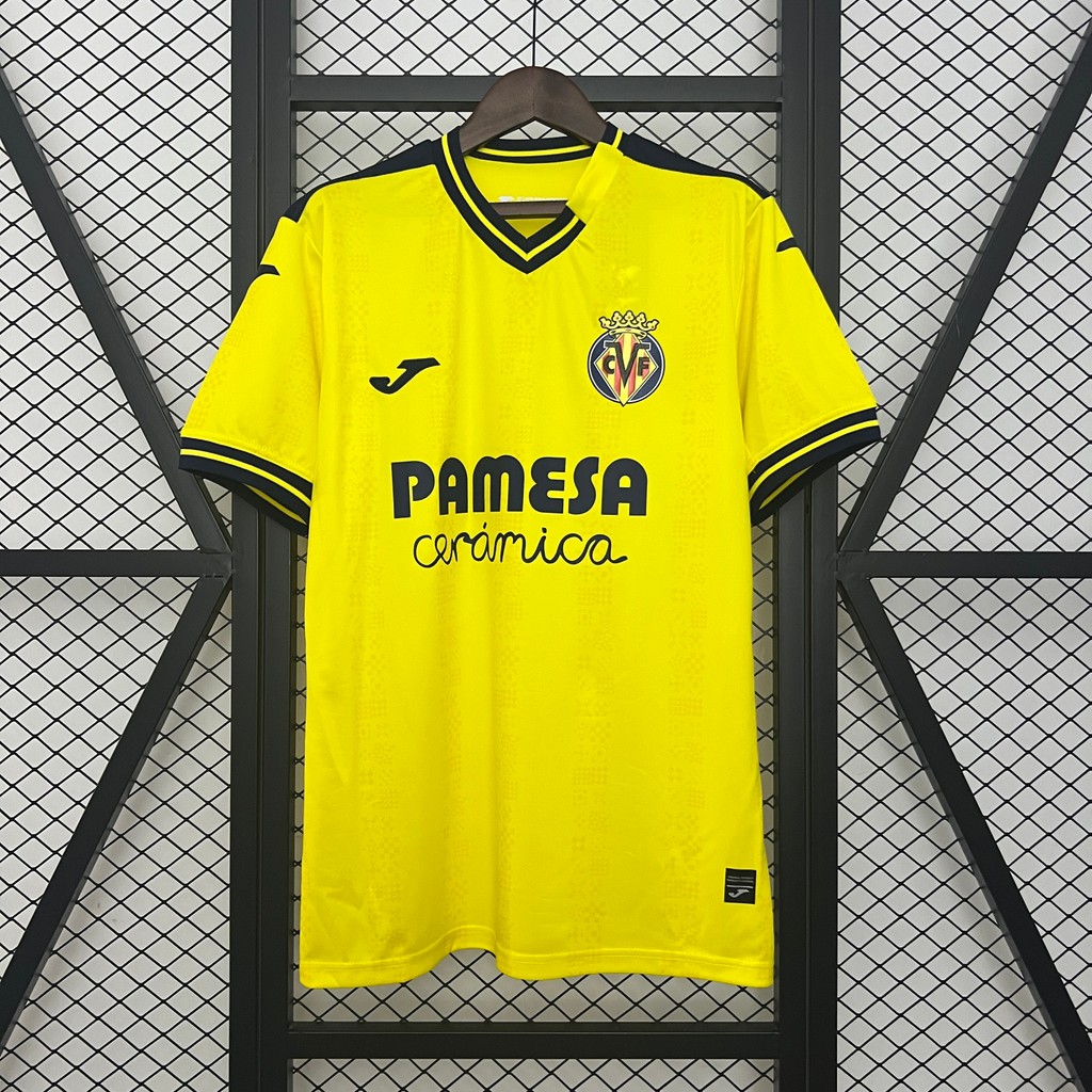 Jersey grade ori 24/25 Villarreal Home A31 T shirt pria