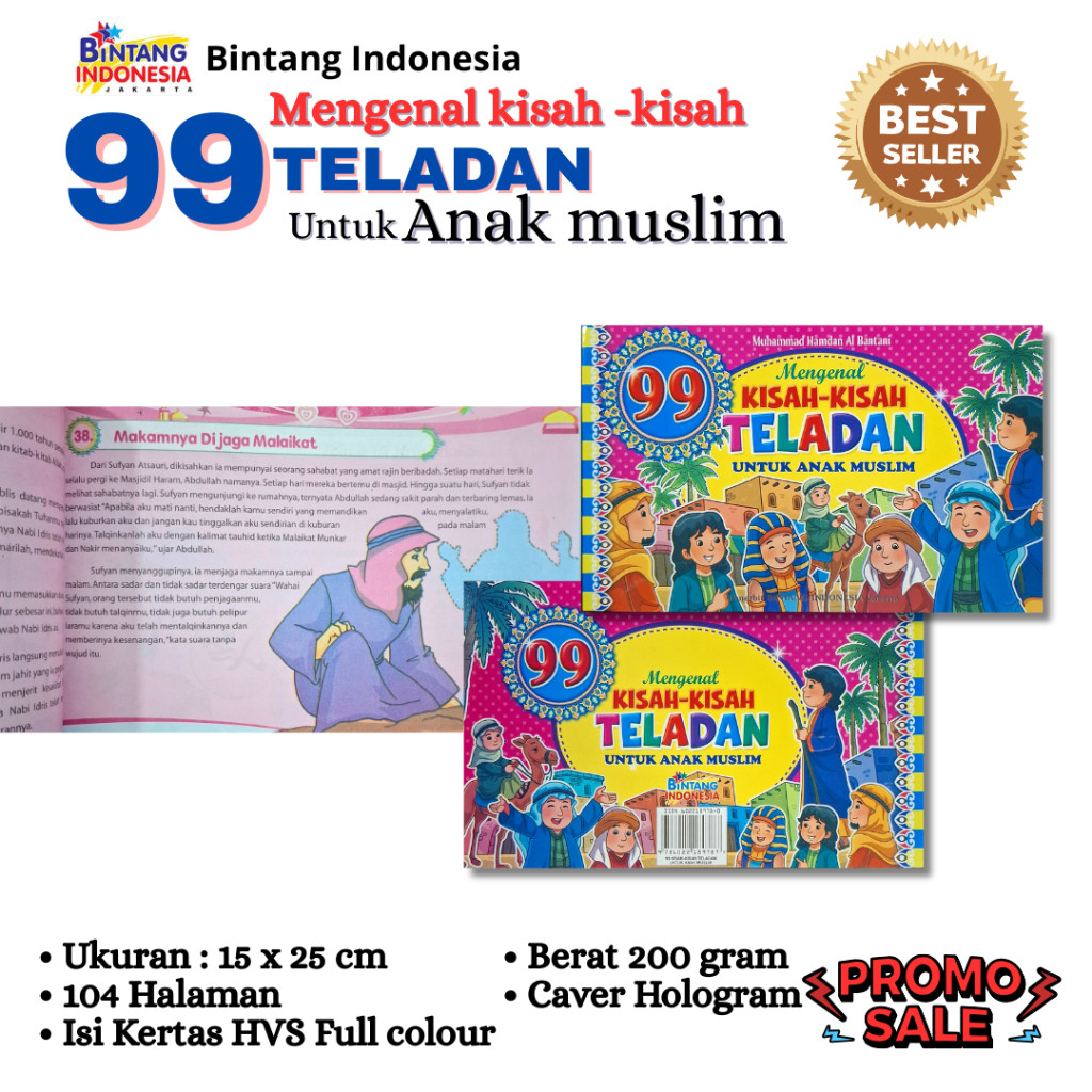 Buku Mengenal 99 Kisah kisah Teladan Anak Muslim