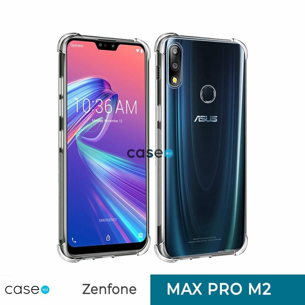 CASE ASUS ZENFONE MAX PRO M2 SOFTCASE ANTICRACK AIRBAG CASING TRANSPARANT ANTI SHOCK
