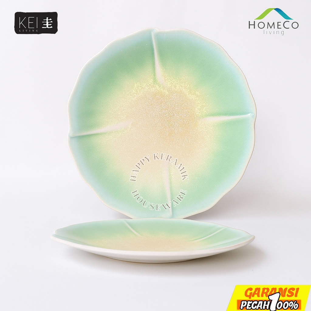 HOMECO KEI Living JADE Plate 10.5 inch – Piring Keramik Ceper 10.5in Restoran / Hotel / Food Court