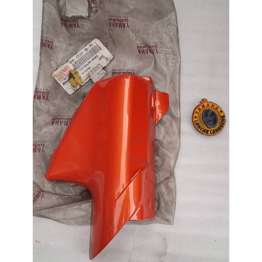 TUTUP SHOCK DEPAN KIRI YAMAHA JUPITER OLD / VEGA R OLD OREN ORIGIINAL YGP 5ER-F3122-00-P5