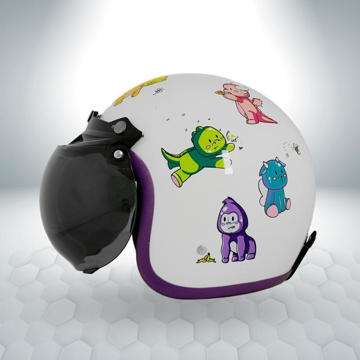 Helm Anak - Helm Retro Bogo Marzano Kids Series #01 - Kids (1-5Tahun)