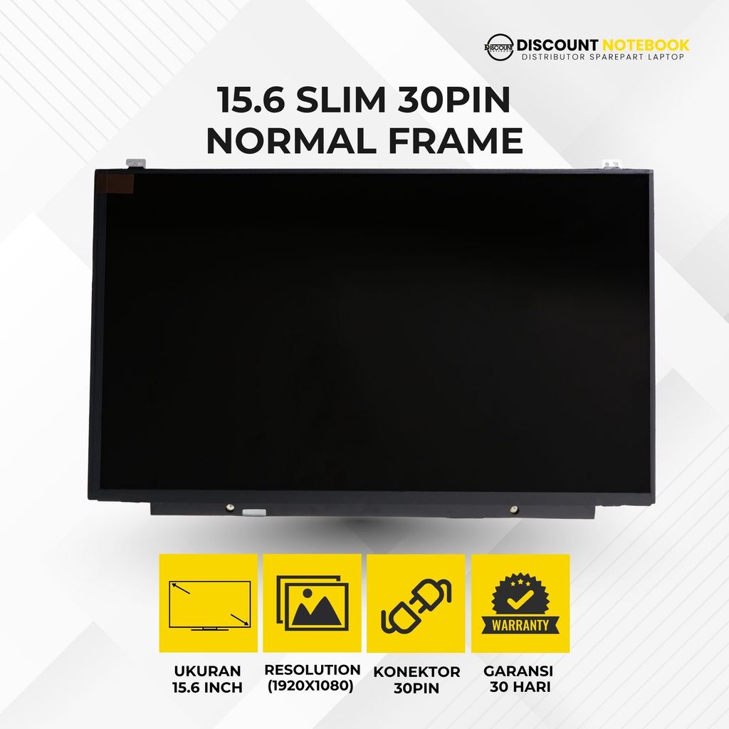 LCD LED LAYAR 15.6" Slim 30 Pin