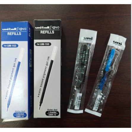 Refill Isi Ulang Pen Uniball Signo UM-153 / Refill Signo UMR-10  (1Pak/Lusin)