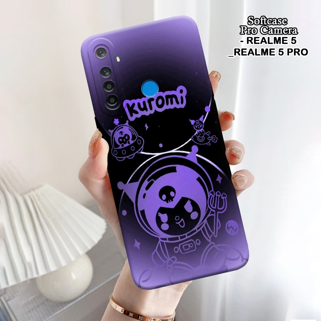 Softcase Realme 5 / 5 Pro - ORORA - Casing Realme 5 - Motif case Kartun - Realme - Softcase Realme 5