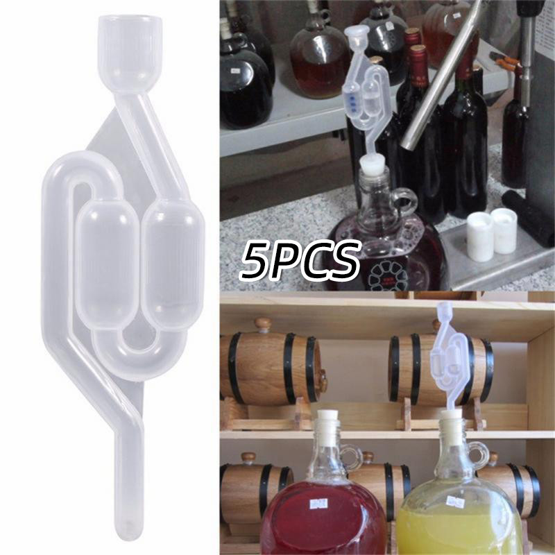 Airlock Fermentasi Galon / Katup Homebrew Airlock / Plastik Katup Segel Fermentasi Wine
