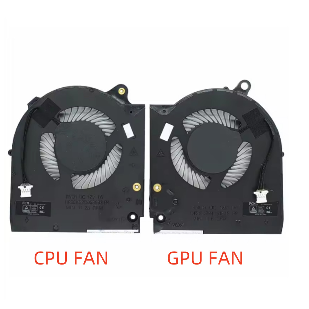 Laptop CPU GPU Cooling Fan DC5V for for Dell Alienware M15 R5 M15 R6 M15 Ryzen R5 M15 Ryzen R6 2021 