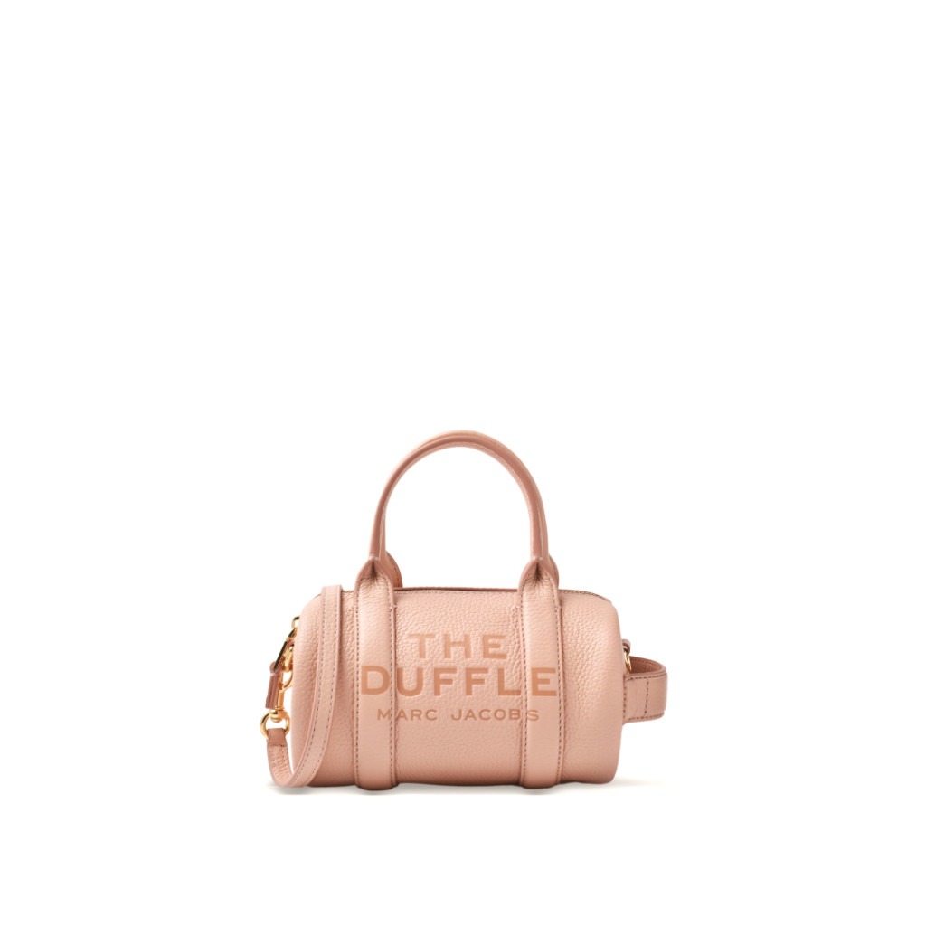 The mini duffle bag leather