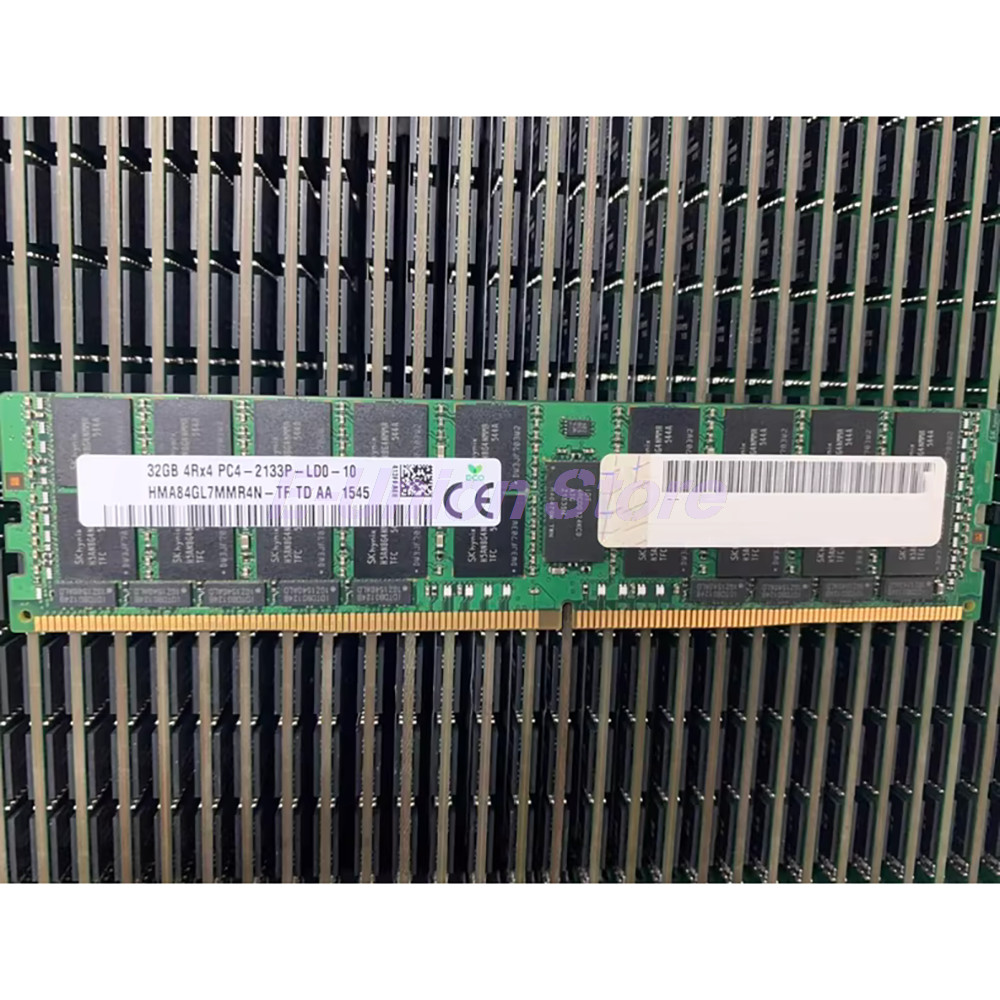 32GB DDR4 2133MHz LRDIMM PCL-2133P 4RX4 HMA84GL7MMR4N-TF For SK Hynix Memory RAM