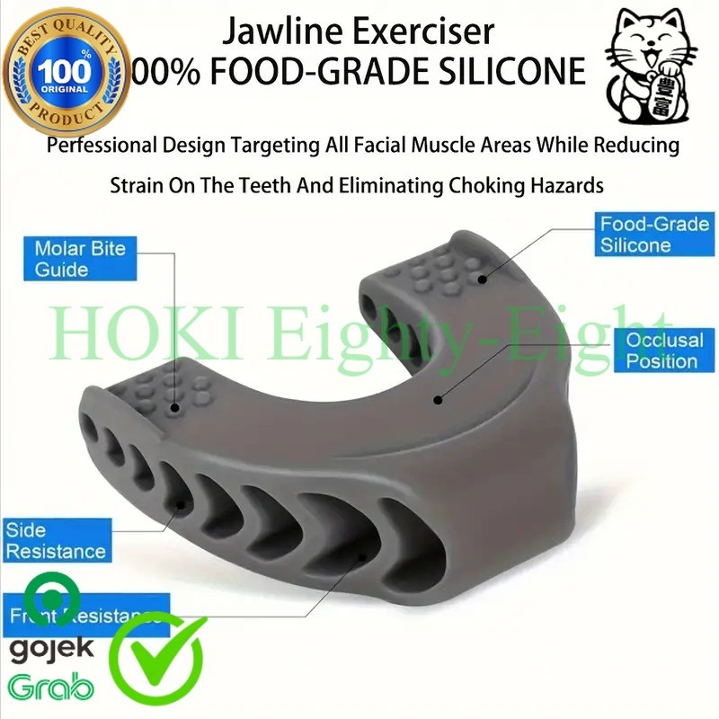 ILAMVIE Alat Latihan Rahang Silicone Jaw Trainer Mastic Ball LV6 PREMIUM EE