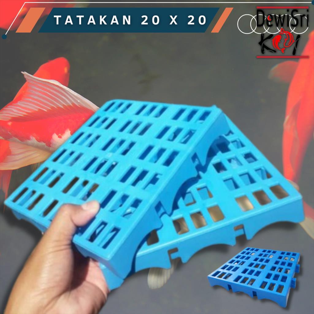Tatakan Filter Kolam Ikan Koi Palet Plastik 20x20 – Alas Kandang Serbaguna, Kuat & Tahan Lama