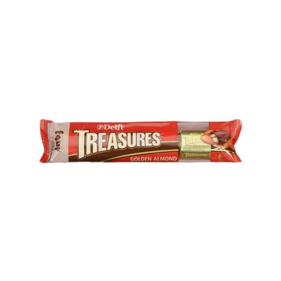 Delfi Cokelat Treasure Golden Almond 4 x 36 gr