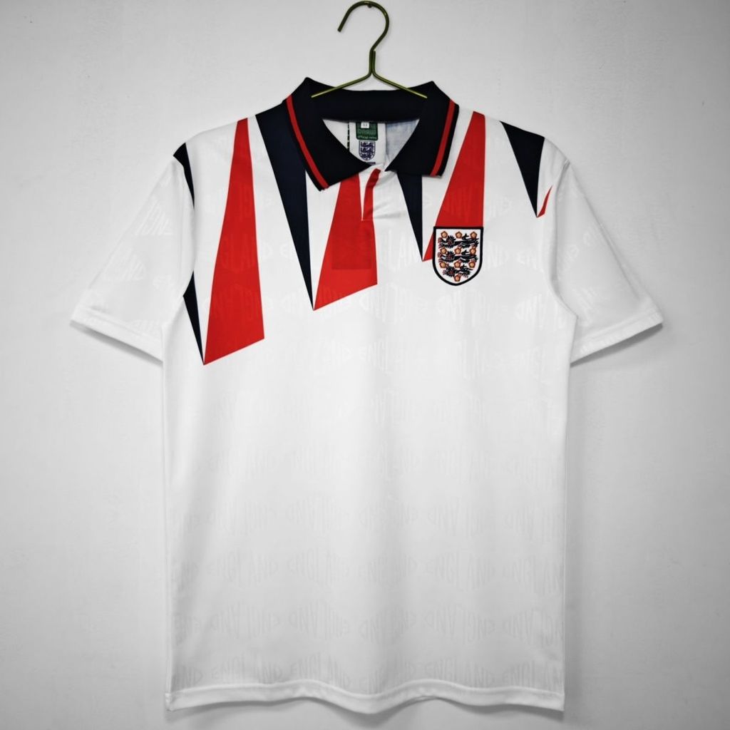 Jersey 1992 England home A77 T shirt pria