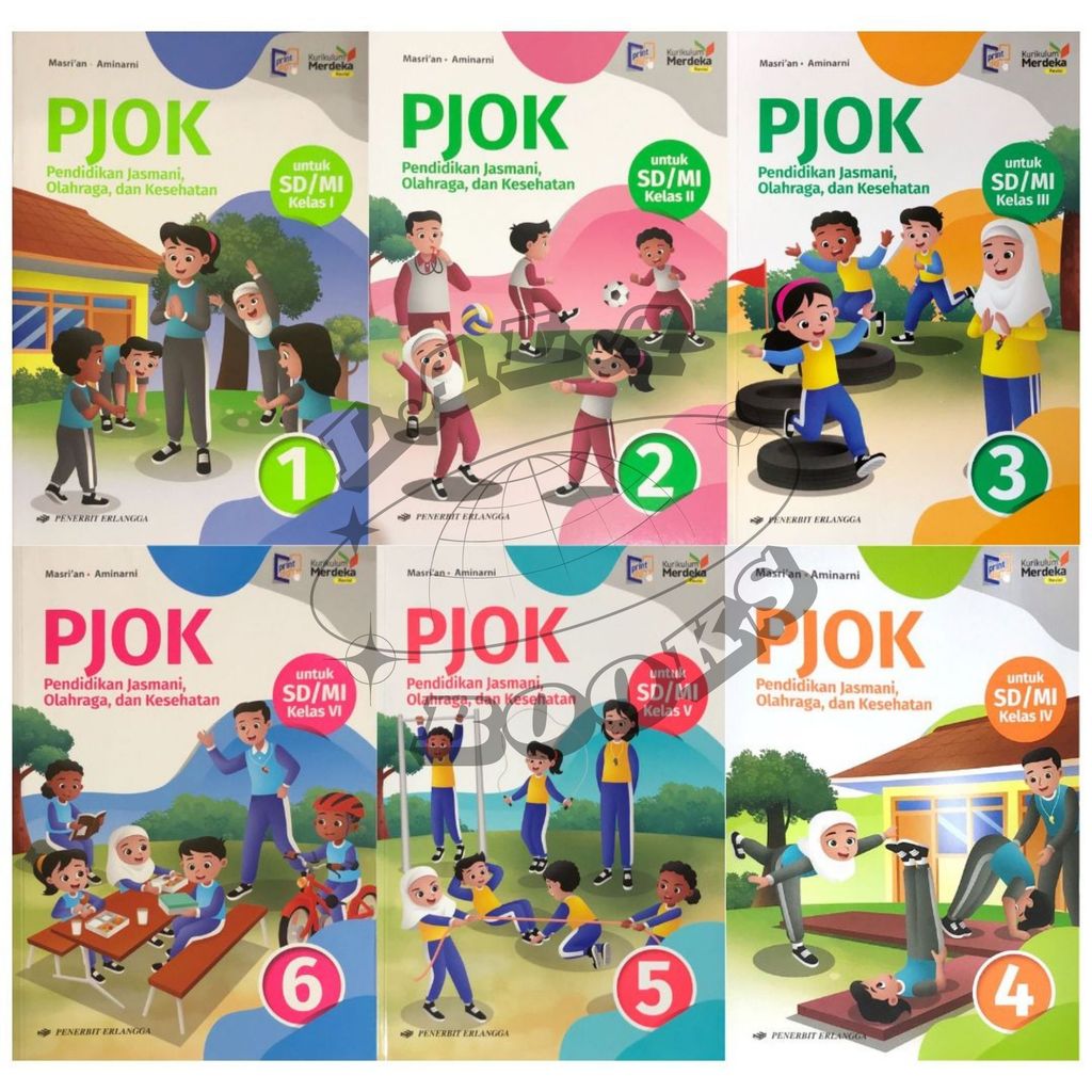 LaLa Books - Pjok Revisi Kelas 1 2 3 4 5 6 SD MI Kurikulum Merdeka