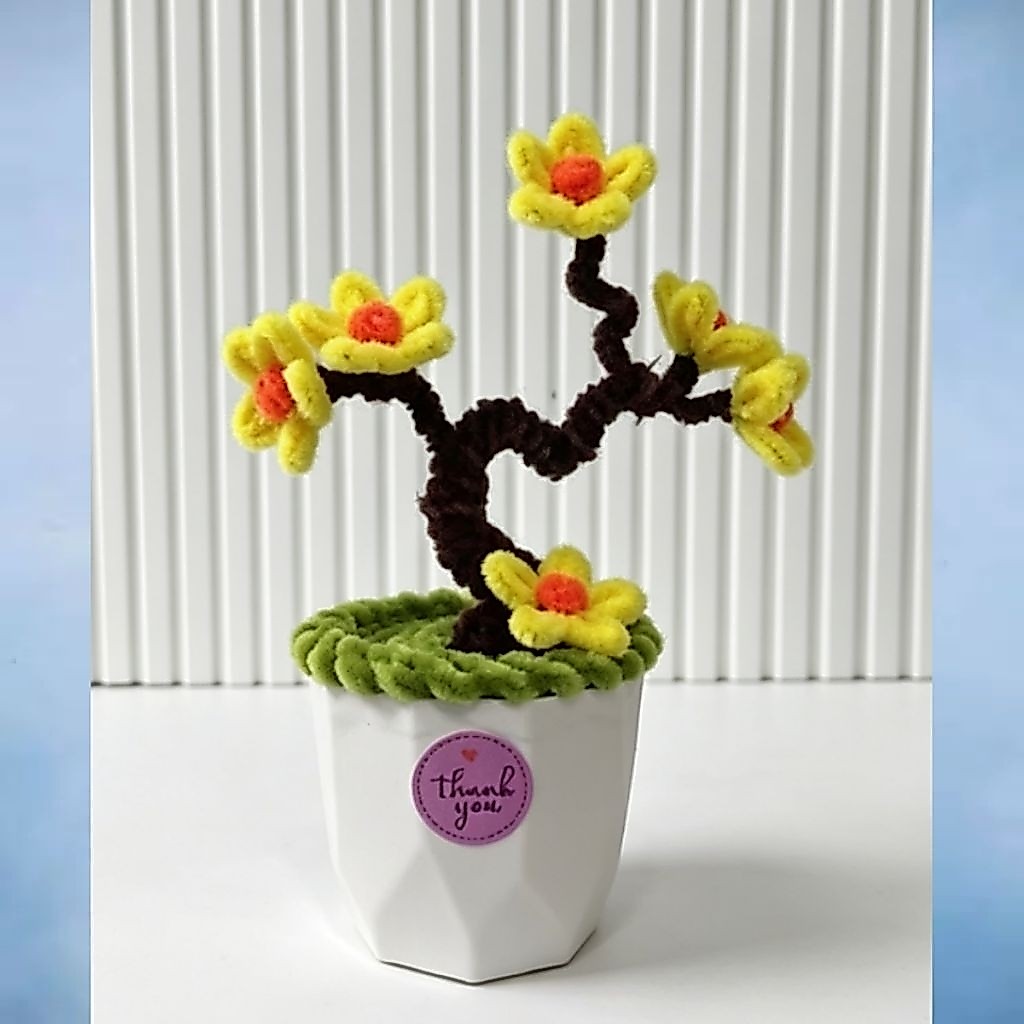 Bonsai Bunga Kawat Bulu
