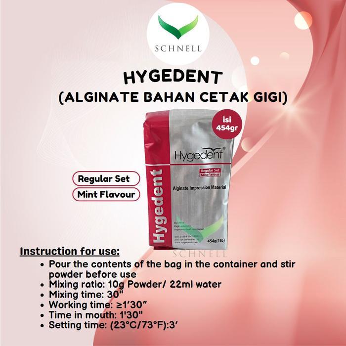 Hygedent/Alginate/Alginat Bahan Cetak Gigi