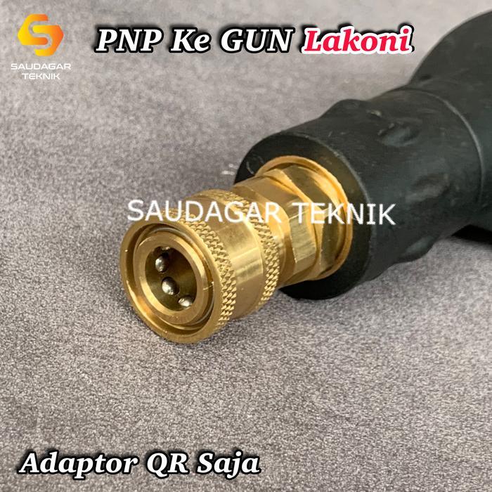 Nozzle Tip Gun Pendek Quick Release Lakoni Laguna 70 Daytona 100 100m - ADAPTOR QR SAJA