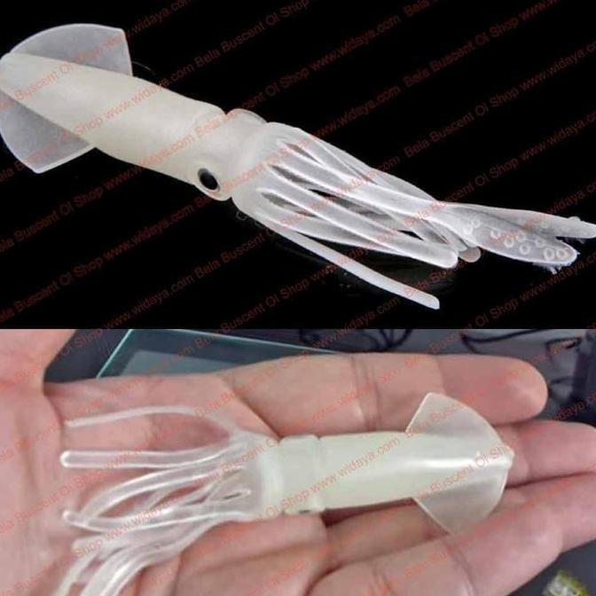 Pesca - Umpan Pancing 9Cm Cumi-Cumi Buatan Hq Saltwater Fishing Lure Soft Bait