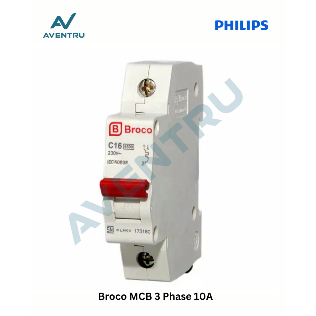Broco MCB 3 Phase 10A