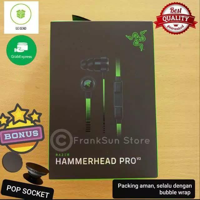 Earphone Headset Gaming Razer Hammerhead Pro V2 Original