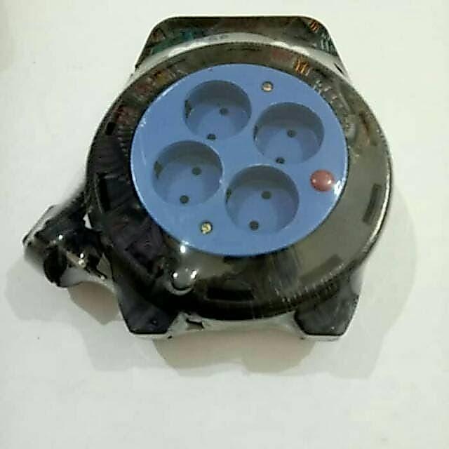 NEW KABEL ROLL TERMINAL COLOKAN LISTRIK 4 LUBANG TYPE 15 PANJANG KABEL 10 METER