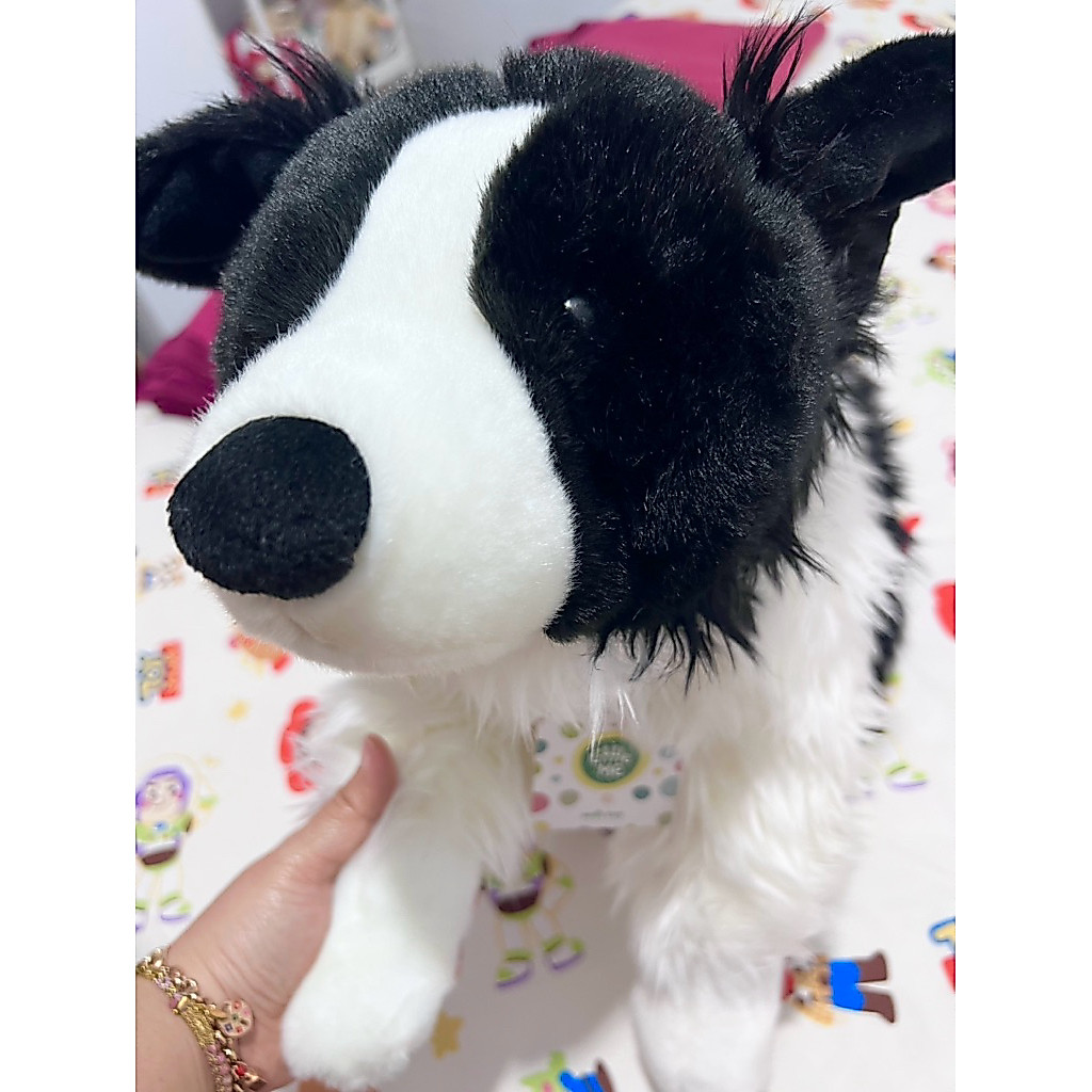 Boneka Anjing Border Collie Jumbo 53 Cm