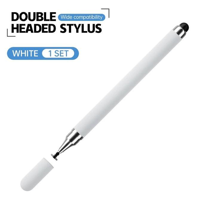 Stylus Pen 2 in 1 touch Screen Universal Android/IOS/Windows/Tablet/Hp - Putih