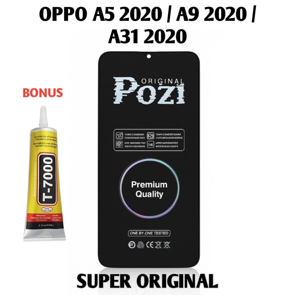 LCD oppo A5 2020 A9 2020 A31 2020 original touchscreen fullset layar pengganti pozi meetoo A 5 9 31
