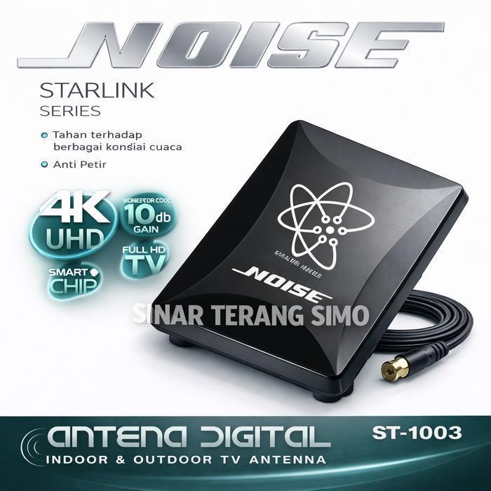 Antena Digital Noise ST-1003 Indoor/Outdoor Smart Chip 4k UHD (batam)