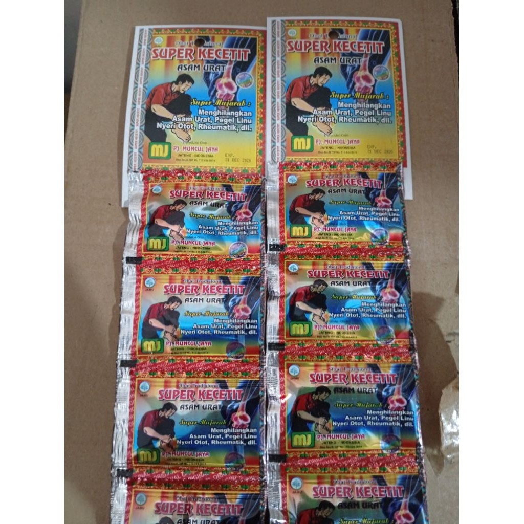 READY ( SUPER KECETIT ) super kecetit asam urat pj muncul jaya