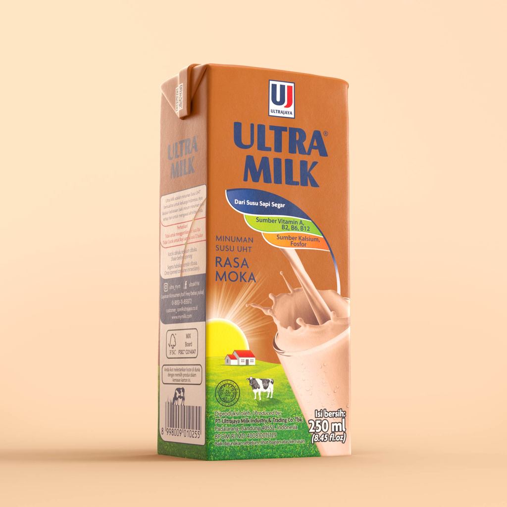 Ultra Milk UHT Moka 250 ml