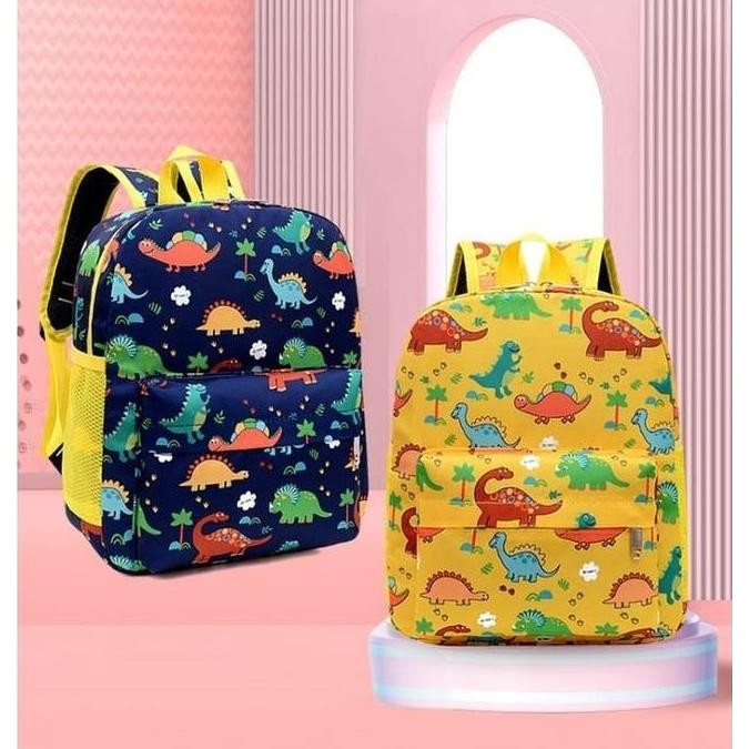 New Era Tas Ransel Anak Unisex / Tas Sekolah Anak Unisex / Tas Dinosaurus