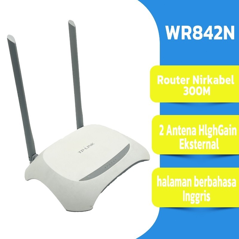 TPLINK TL-WR842N 842N SECOND ROUTER SEPERTI TL WR840N