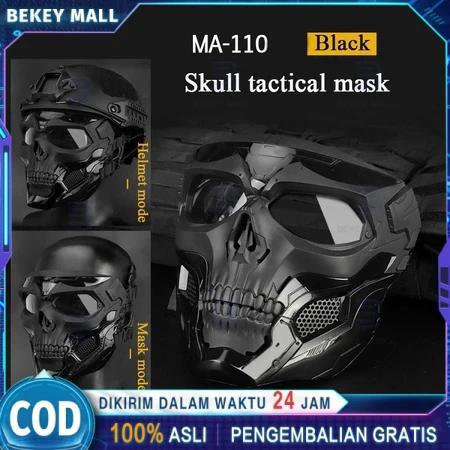 Masker Topeng Tengkorak Biker Motor Keren Garang / Mask Wajah Helm