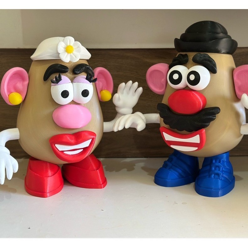 Mainan Action Figure Animasi Mr Mrs Potato Head Toy Story