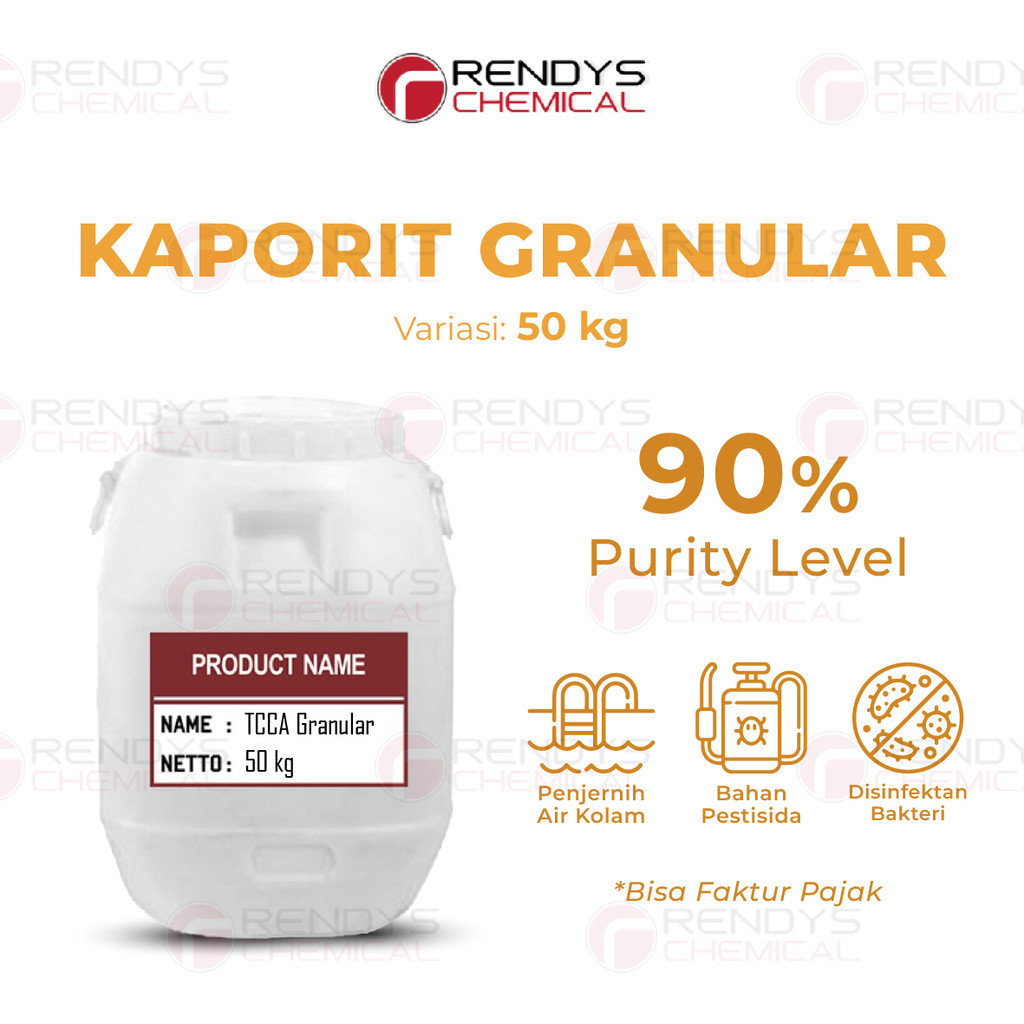 Kaporit Granular / Chlorine Granular TCCA 90% Granular - 50 Kg
